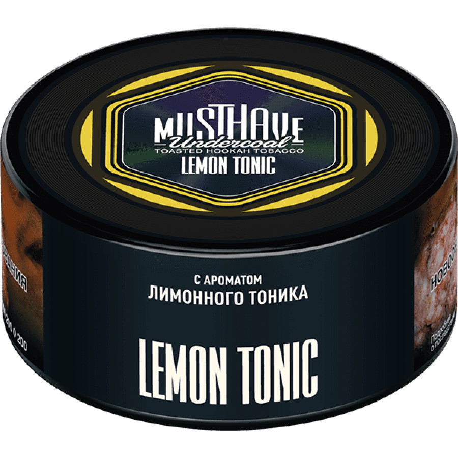 Фото и внешний вид — Табак для кальяна MUST HAVE 125гр - Lemon Tonic (с ароматом Лимонного тоника)