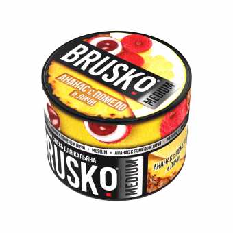 Смесь для кальяна BRUSKO 50г - Ананас с помело и личи