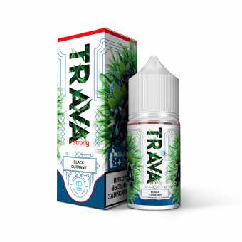 Жидкость TRAVA SALT - Black Currant (Черная смородина лед) 30мл strong