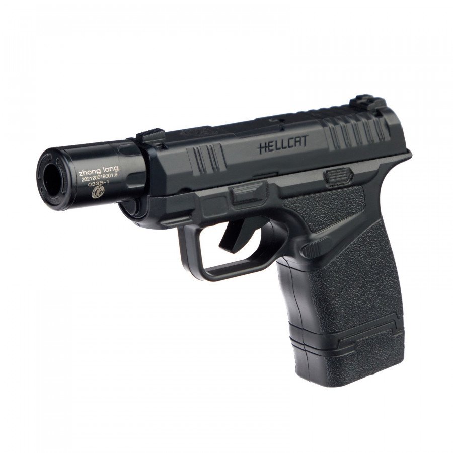 Фото и внешний вид — Зажигалка газовая Пистолет металлическая пьезо