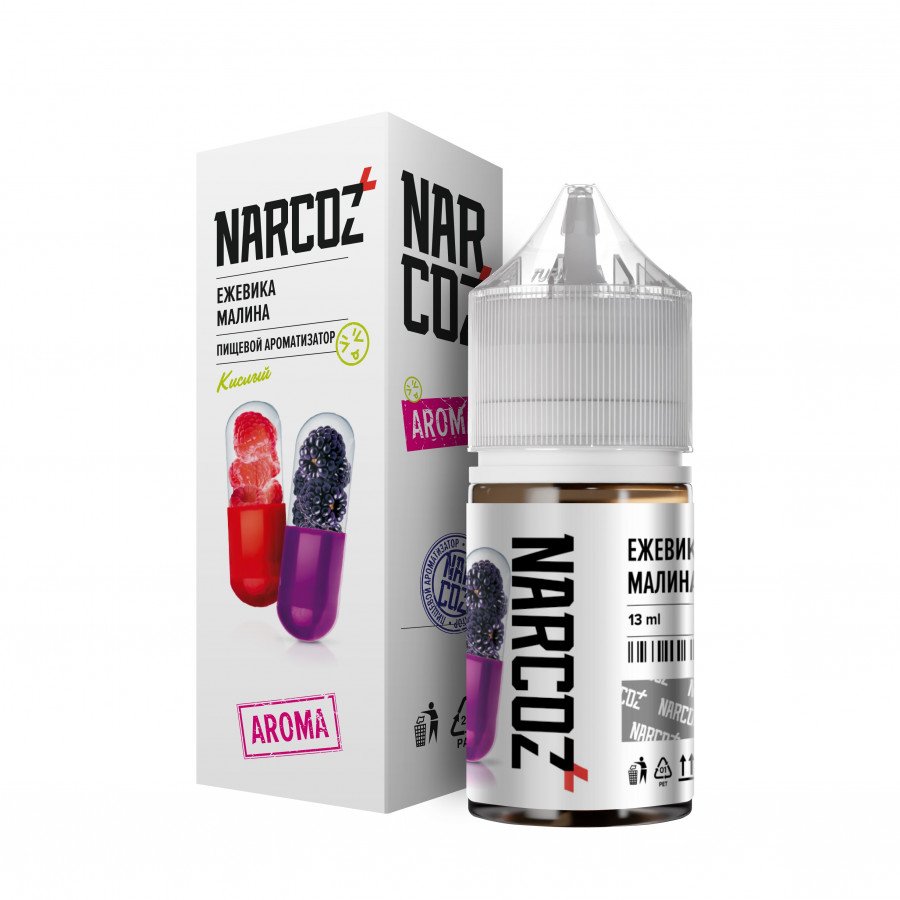 Фото и внешний вид — Конструктор NARCOZ - Ежевика Малина кислая 30мл 0мг