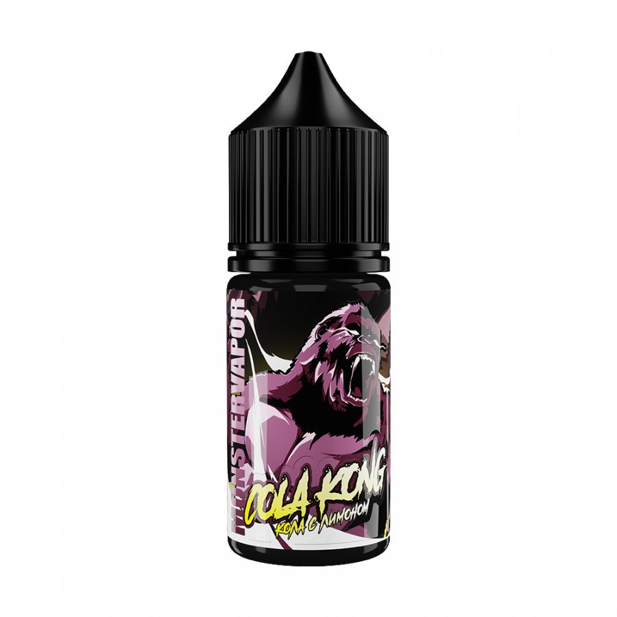 Фото и внешний вид — Жидкость MONSTERVAPOR SALT - Cola Kong (Кола с лимоном) 30мл strong