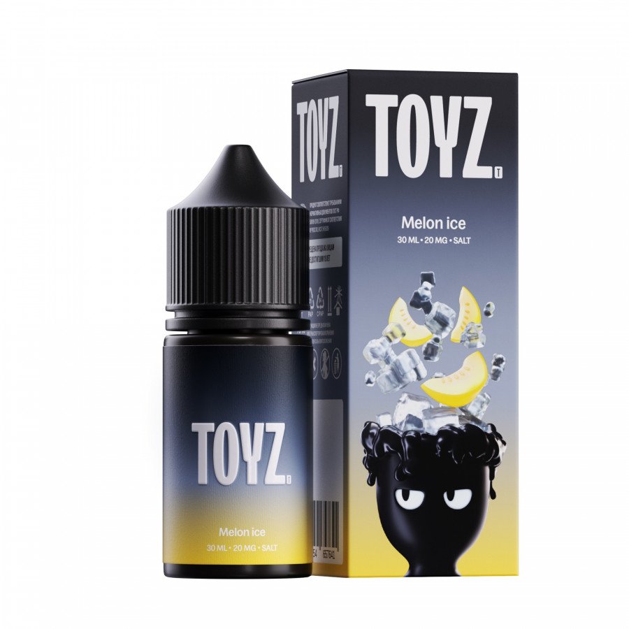 Фото и внешний вид — Жидкость TOYZ SALT - Melon Ice (Дыня лед) 30мл strong