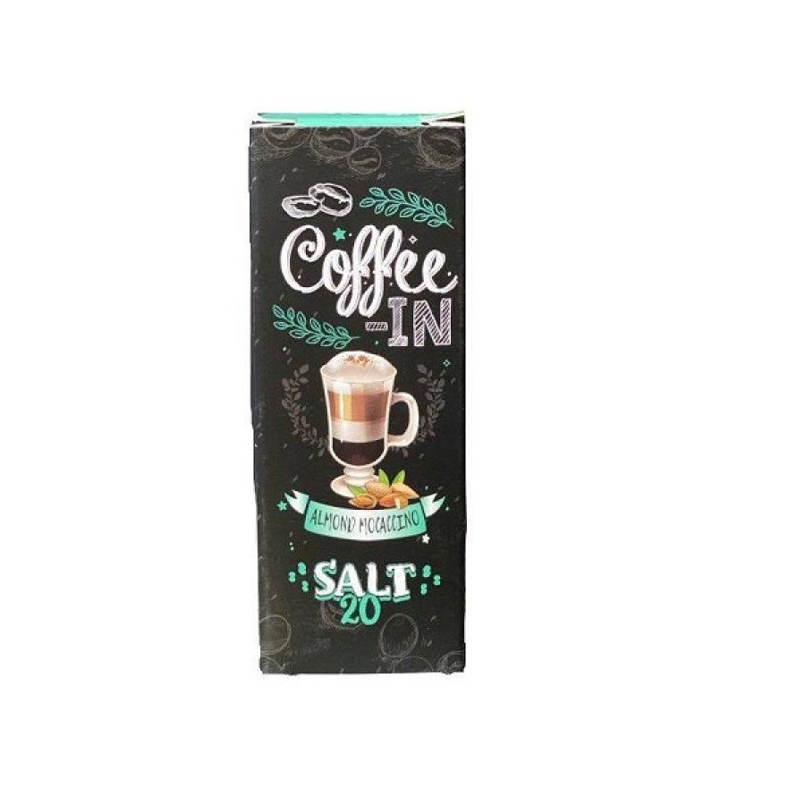 Фото и внешний вид — Жидкость COFFEE-IN SALT - Almond Mocaccino (Миндальный мокачино) 30мл strong