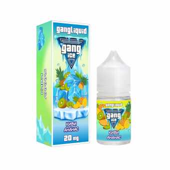 Жидкость GANG ICE SALT - Киви Ананас 30мл 20мг