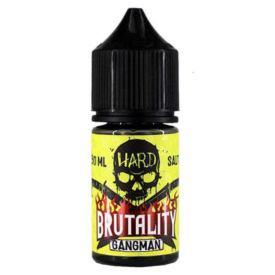 Фото и внешний вид — Жидкость BRUTALITY SALT - Gangman (Лимон лайм) 30мл strong