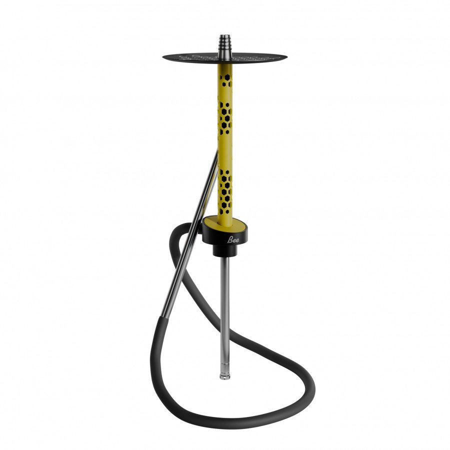 Фото и внешний вид — Кальян Pizduk Hookah - Bee (Желто-Черный) Без Колбы