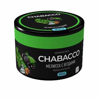 Смесь для кальяна Chabacco 50гр medium - Melissa and Berries (Мелисса с ягодами)