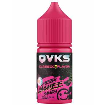 Жидкость QVKS Classic - Вишня Личи Сакура 30мл strong