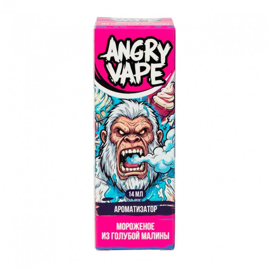Фото и внешний вид — Конструктор ANGRY VAPE - Мороженое из Голубой Малины 30мл 0мг