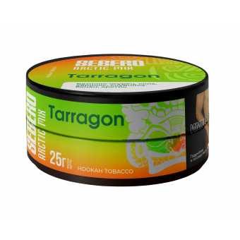 Табак для кальяна SEBERO 25г - Tarragon (Базилик, огурец, кола, абрикос, клубника, банан, арктик)