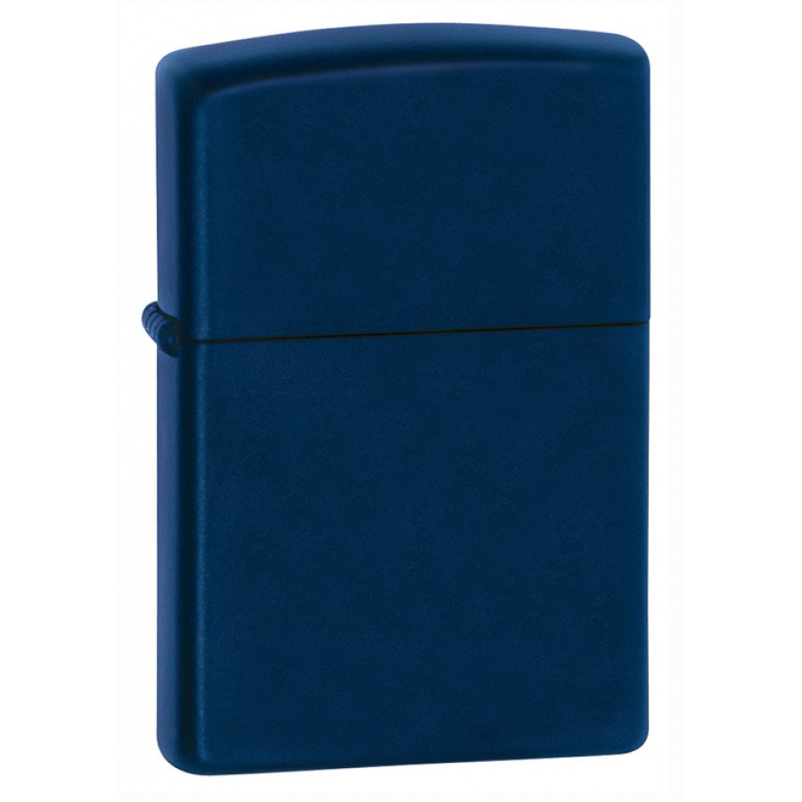 Фото и внешний вид — Зажигалка ZIPPO 239 Regular Navy Blue Matte