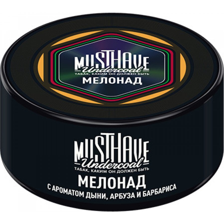 Фото и внешний вид — Табак для кальяна MUST HAVE 25г - с ароматом Мелонад (Дыня Арбуз)