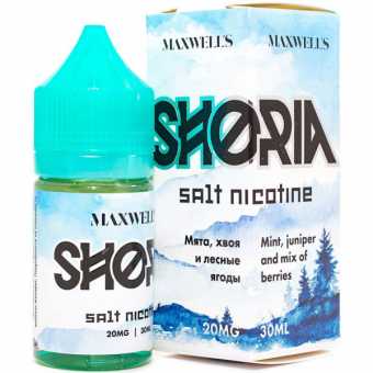 Жидкость MAXWELLS SALT - Shoria (Морозная свежесть) 30мл 20мг