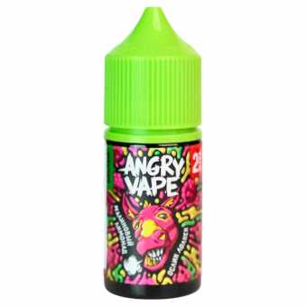 Жидкость ANGRY VAPE SALT - Ослик Лолкек (Малиновый лимонад) 30мл strong