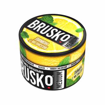 Смесь для кальяна BRUSKO 50г - Лимон с мелиссой