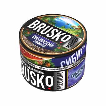 Смесь для кальяна BRUSKO 50г - Сибирский лимонад