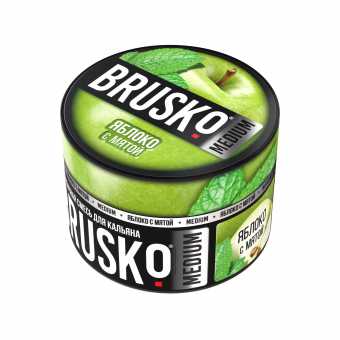 Смесь для кальяна BRUSKO 50г - Яблоко с мятой
