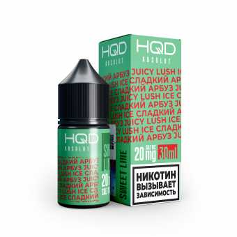 Жидкость HQD ABSOLUT (SWEET LINE) SALT - Juicy Lush Ice (Арбуз) 30мл strong