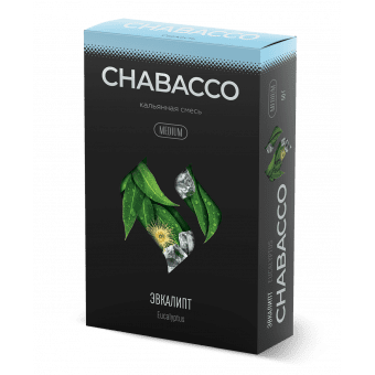 Смесь для кальяна Chabacco 50гр medium - Eucalyptus (Эвкалипт)