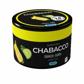 Смесь для кальяна Chabacco 50гр medium - Lemon-Lime (Лимон-Лайм)