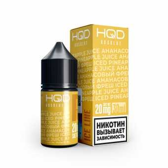 Жидкость HQD ABSOLUT (ICE LINE) SALT - Iced Pineapple Juice (Ананасовый фреш) 30мл strong