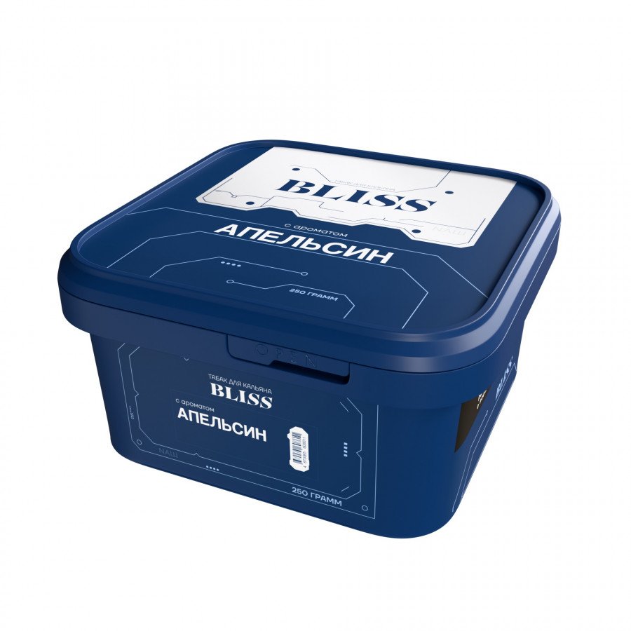 Фото и внешний вид — Табак для кальяна BLISS 250г - Апельсин