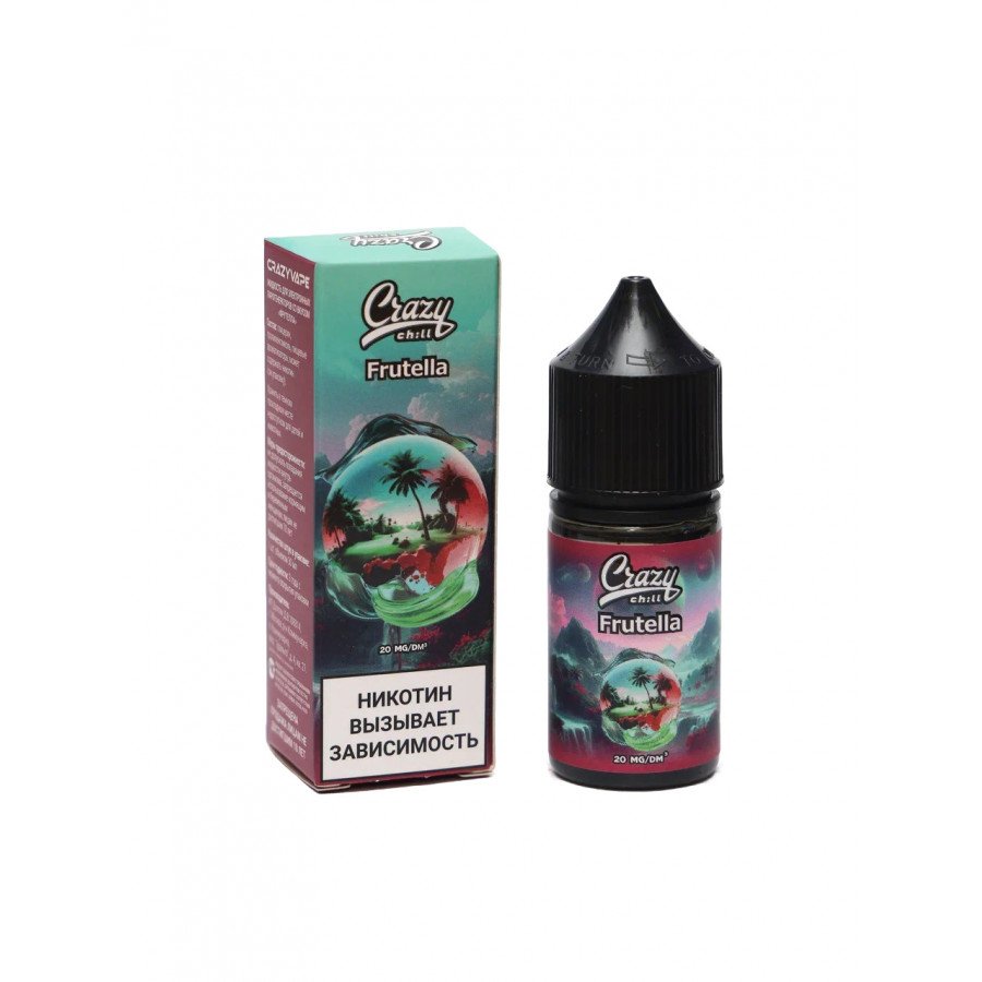 Фото и внешний вид — Жидкость CRAZY CHILL SALT - Frutella (Фрутелла) 30мл 20мг