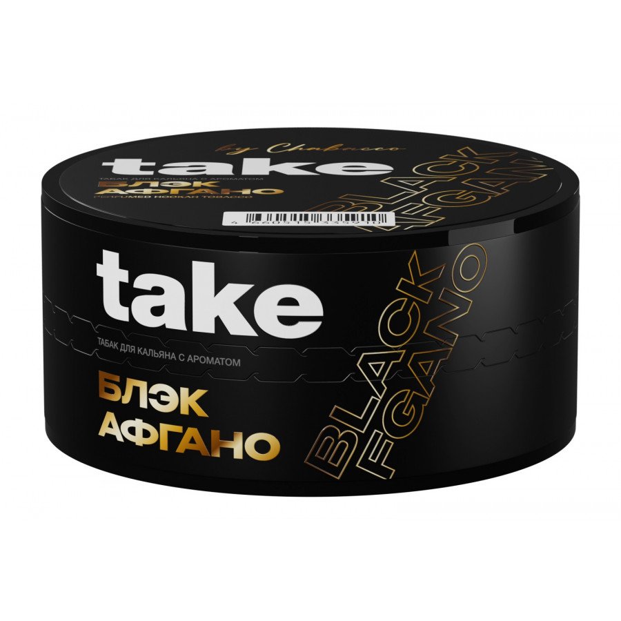 Фото и внешний вид — Табак для кальяна TAKE 25г - Black Afgano (Блэк Афгано)