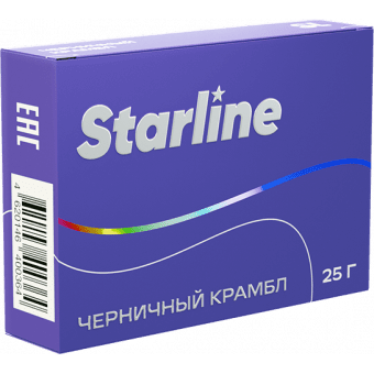 Табак для кальяна "Старлайн" (Черничный крамбл), 25 г