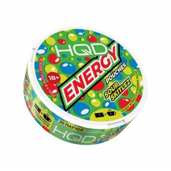Энергетические паучи HQD Energy - Sour Skitlez (Кислое Драже)