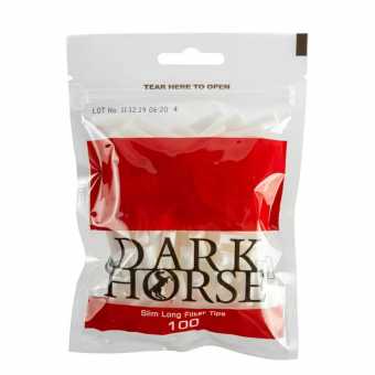 Фильтры сигаретные Dark Horse Slim Long 6мм (100шт) 