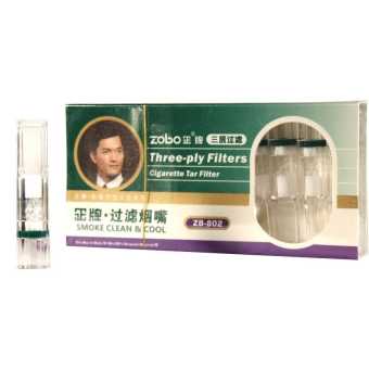 Мундштук для сигарет ZOBO ZB802 3-х слойный с фильтром 10шт