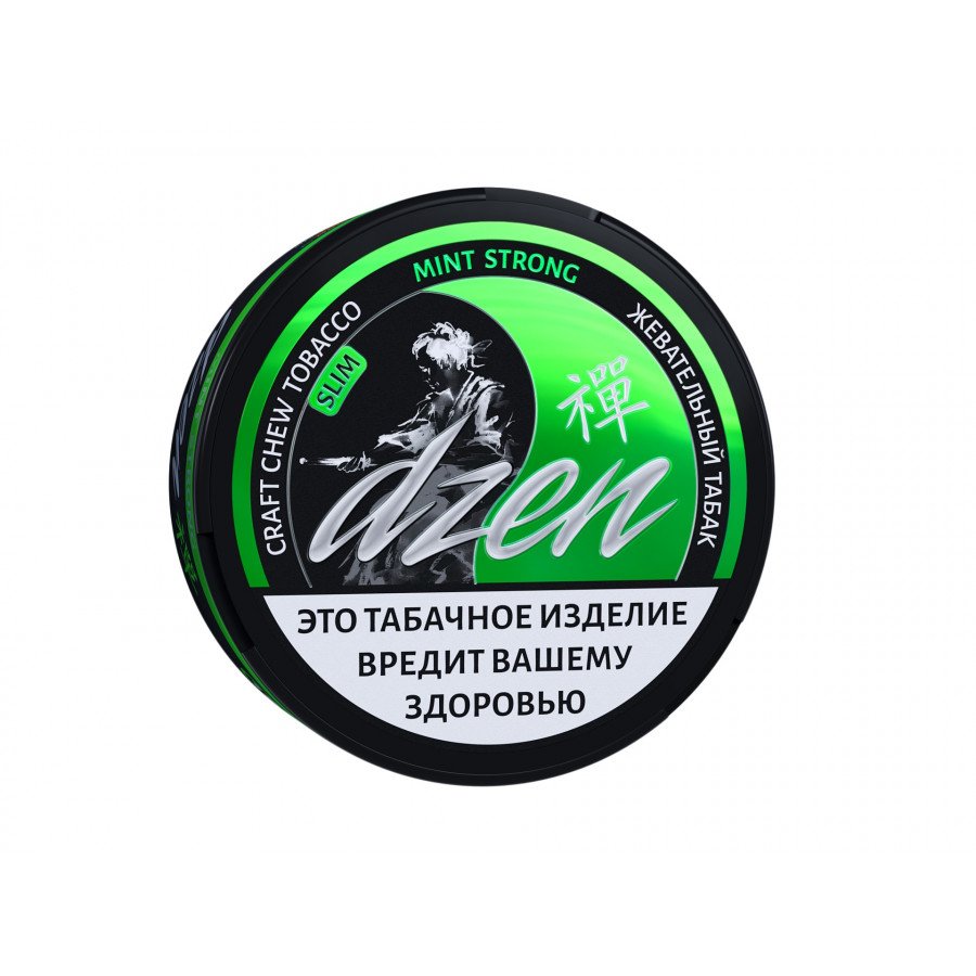 Фото и внешний вид — Табак DZEN - Strong Mint Slim (Мята)