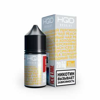 Жидкость HQD ABSOLUT (ICE LINE) SALT - Iced Peach Tea (Персиковый чай) 30мл strong