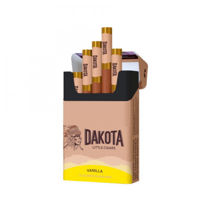 Фото и внешний вид — Сигариллы Dakota Ваниль 20шт