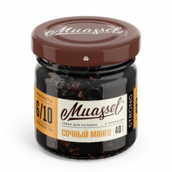 Табак для кальяна MUASSEL (6/10) 40гр - Сочный Манго