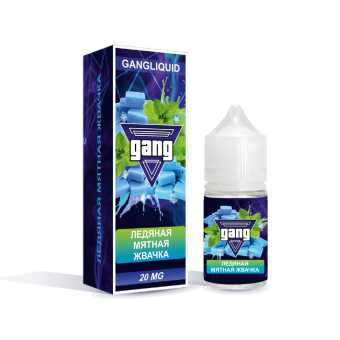 Жидкость GANG SALT - Ледяная Мятная Жвачка 30мл 20мг