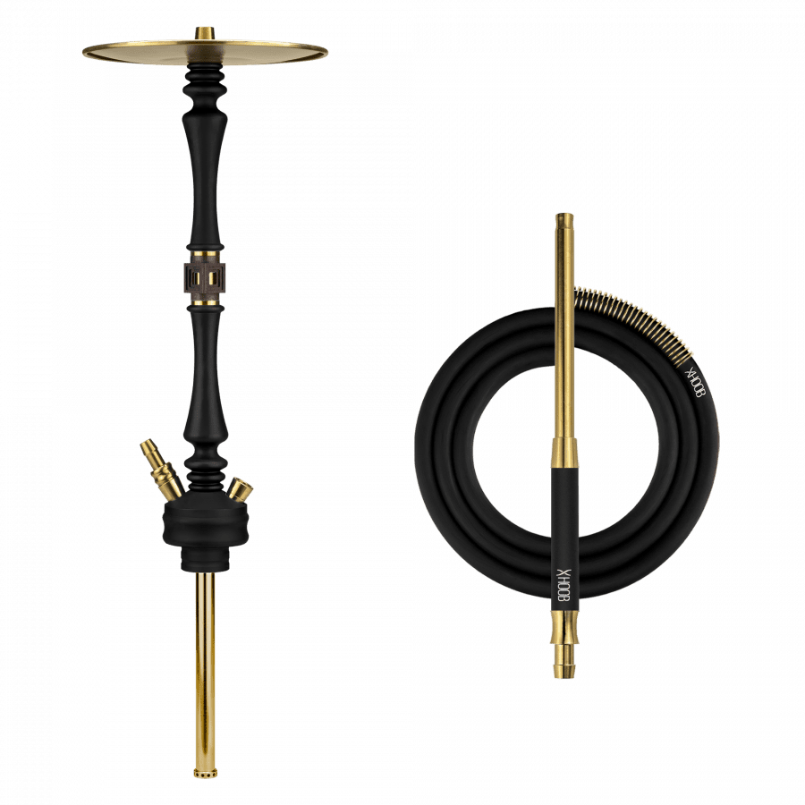 Фото и внешний вид — Кальян HOOB - Mars (Black x Gold) Без колбы