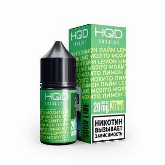 Жидкость HQD ABSOLUT (SOUR LINE) SALT - Sour Mojito Lemon Lime (Мохито лимон лайм) 30мл strong