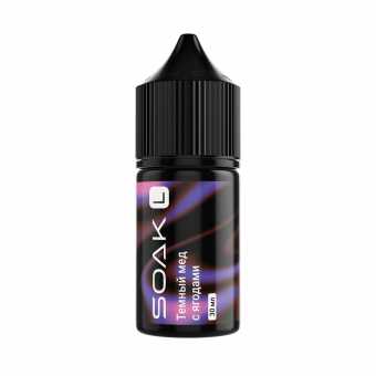 Жидкость SOAK SALT - Dark Honey Berries (Темный мед с ягодами) 30мл 20мг