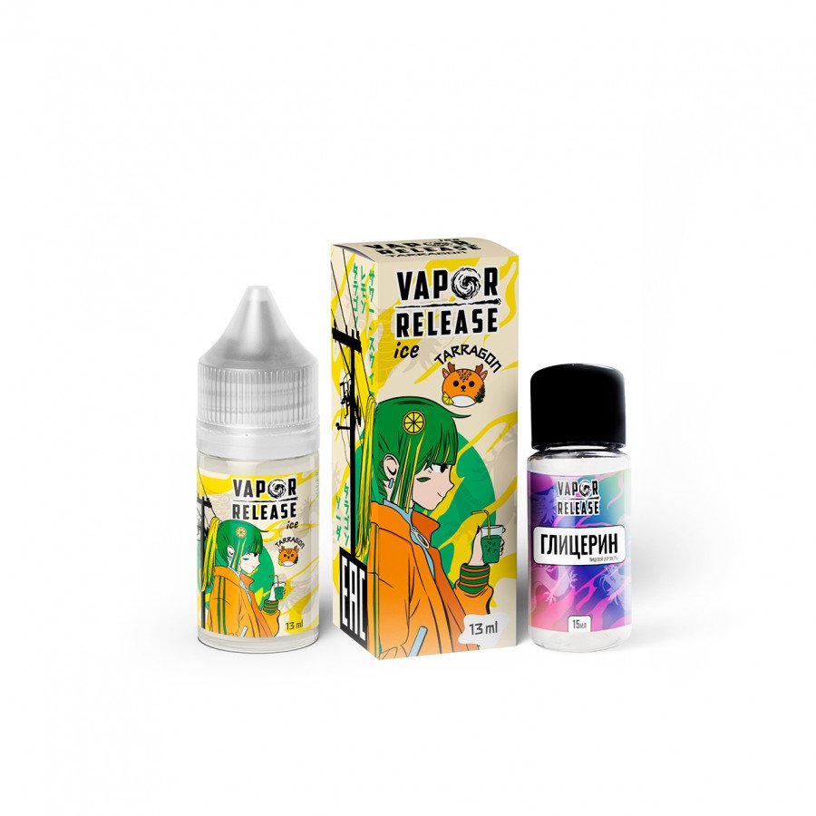 Фото и внешний вид — Конструктор VAPOR RELEASE - Tarragon (Тархун и Сицилийский Лимон) 30мл 0мг