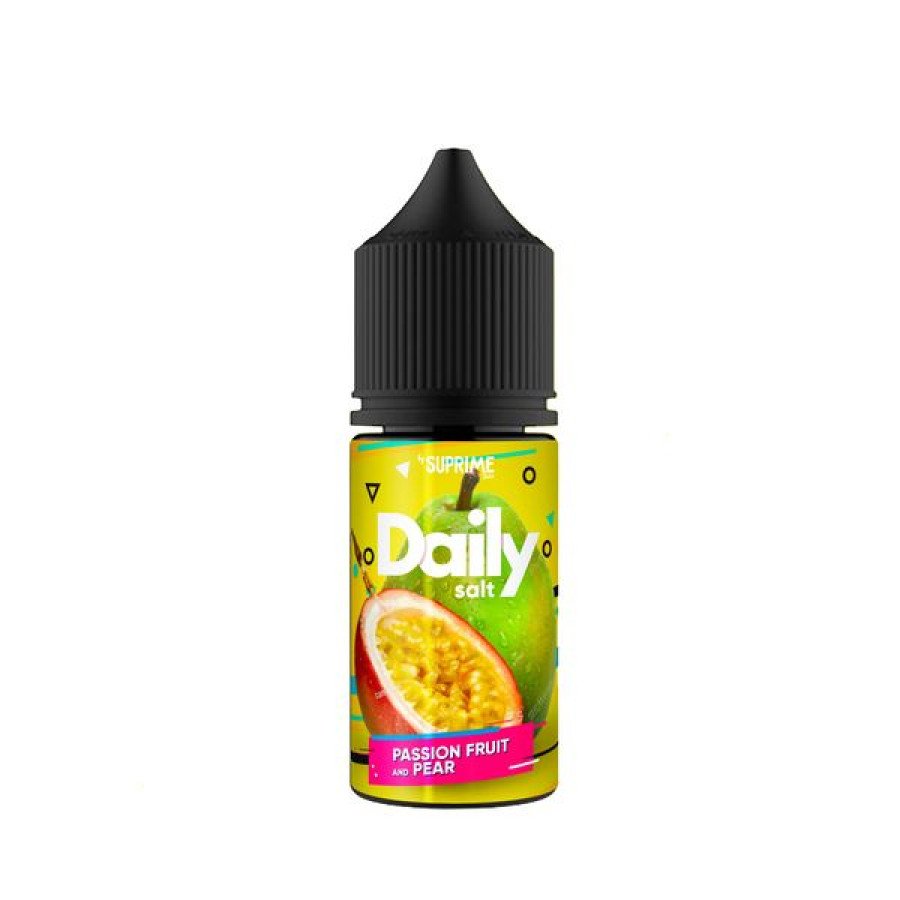 Фото и внешний вид — Жидкость DAILY SALT - Passion Fruit and Pear (Маракуйя груша) 30мл 20мг