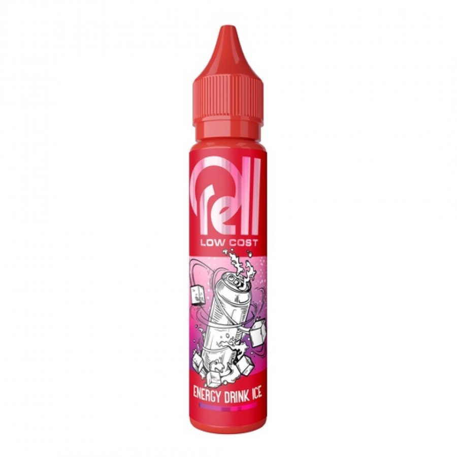Фото и внешний вид — Жидкость RELL RED SALT - Energy Drink Ice (Ледяной энергетик) 30мл 20мг
