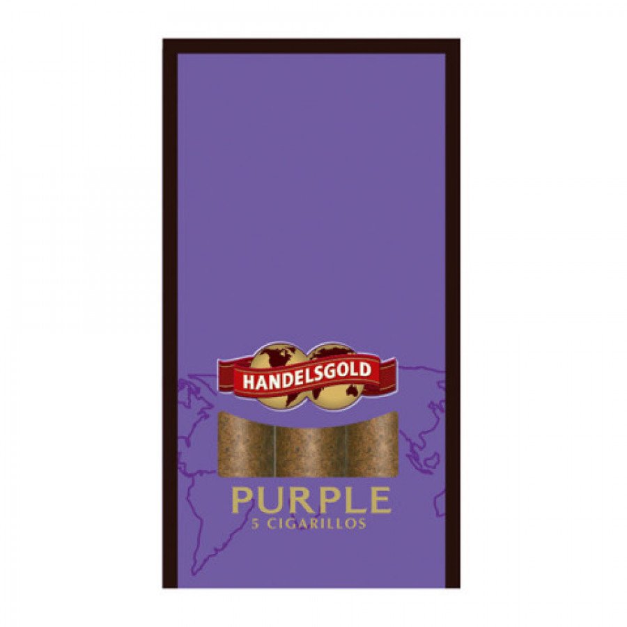 Фото и внешний вид — Сигариллы HANDELSGOLD - Purple (Виноград) 5шт