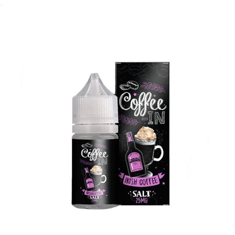 Фото и внешний вид — Жидкость COFFEE-IN SALT - Irish Coffee (Кофе по-ирландски) 30мл 20мг