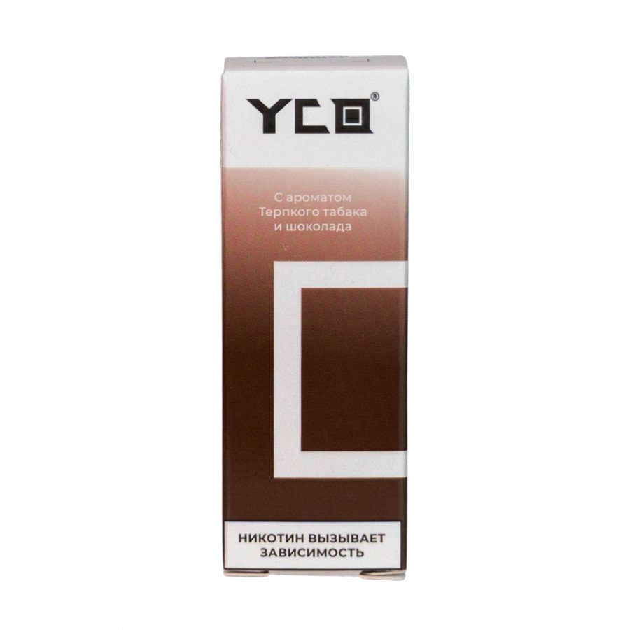 Фото и внешний вид — Жидкость YCO - Терпкий табак с шоколадом 30мл 0мг