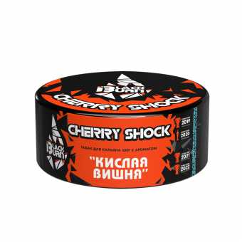Табак для кальяна BURN BLACK 100гр - Cherry Shock (Кислая Вишня) 