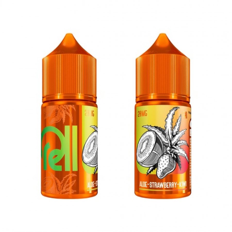Фото и внешний вид — Жидкость RELL ORANGE SALT - Aloe Strawberry Kiwi (Алоэ киви клубника) 30мл 20мг