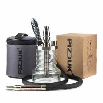 Кальян Pizduk Hookah - grey bag (прозрачная колба)